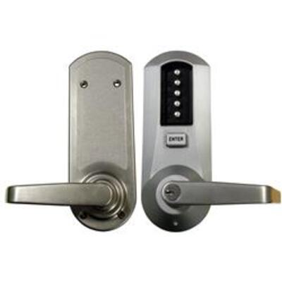 Kaba Simplex/Unican 5041 Series  Mortice Deadlatch Digital Lock with Key Override and Passage - 5041XKWL-26D-41 Mortice deadlatch