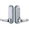 Image of Codelocks CL515 Tubular Mortice Latch Lock with Code Free - Mortice latch with lever handles with Code Free