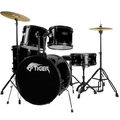 Click to view product details and reviews for Tiger Full Size Acoustic Drum Kit 5 Piece Drum Set With Stands.