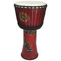 Click to view product details and reviews for World Rhythm 8 Inch Rope Tuned Djembe Drum Red African Synthetic.