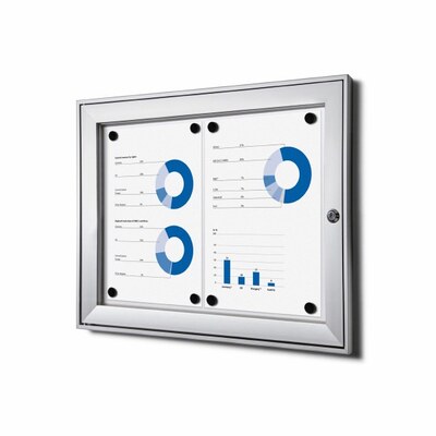 Indoor/Outdoor Lockable Whiteboards