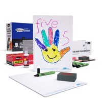 Image of Show-me Supertough A4 Whiteboards Plain Bulk Pack of 100