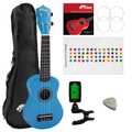 Click to view product details and reviews for Tiger Blue Uke7 Soprano Ukulele Kit Beginners Pack.