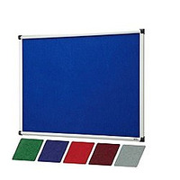 Image of Metropolitan Felt Noticeboard 1200 x 1800mm Blue