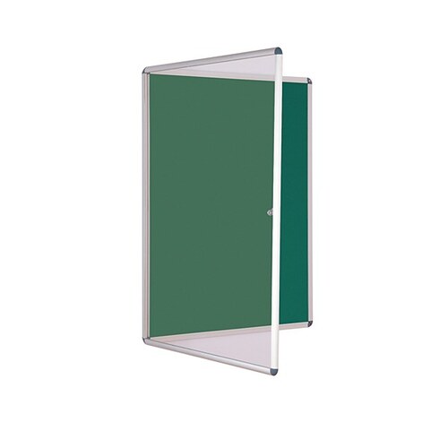 Internal Felt Tamperproof Noticeboard 1200x1200mm Green
