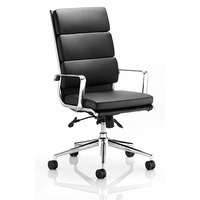 Image of Savoy Executive Black Leather Chair