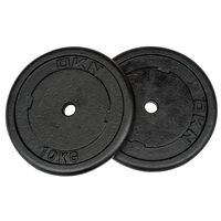 Image of Cast Iron Standard Weight Plates - 2 x 10kg
