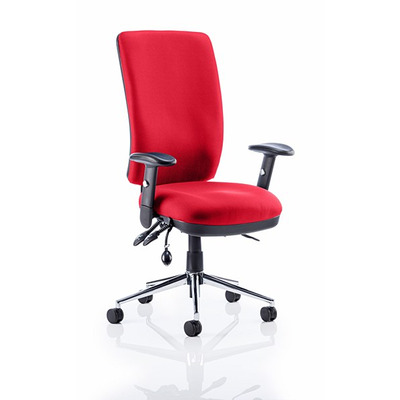 Chiro High Back Task Chair Bergamot Cherry fabric