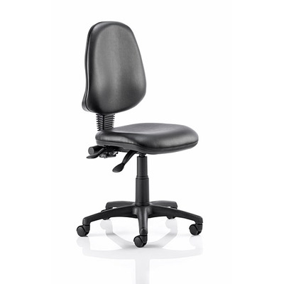 Eclipse 2 Lever Task Operator Chair Black vinyl