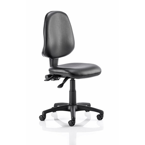 Eclipse 2 Lever Task Operator Chair Black vinyl