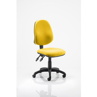 Image of Eclipse 2 Lever Task Operator Chair Senna Yelllow fabric