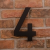 Image of 25.5cm Tall Laser Cut Acrylic House Number 4