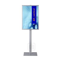 Image of Info Pole Snap Frame Display A1 Double Sided