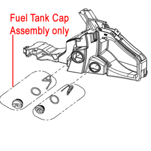 Click to view product details and reviews for Gardencare Chainsaw Fuel Tank Cap Assembly Gcyd38 60302 00.