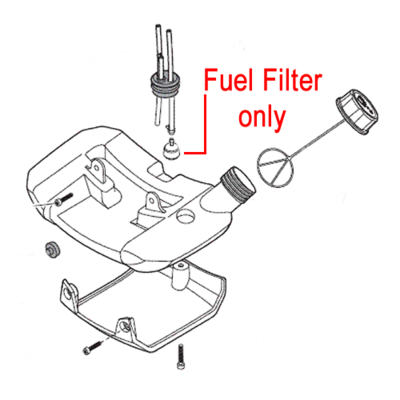 Mountfield Fuel Filter Brushcutter Trimmer 183520005 0