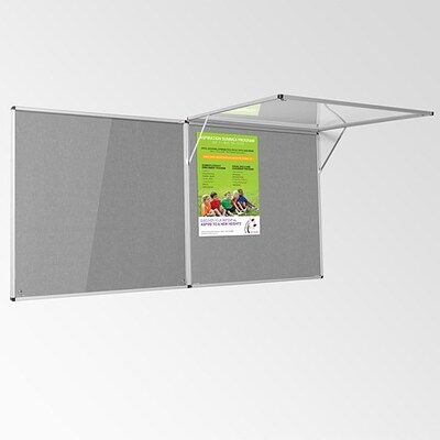 Eco-Colour Resist-a-Flame Corridor Tamperproof Board 900 x 900mm GREY
