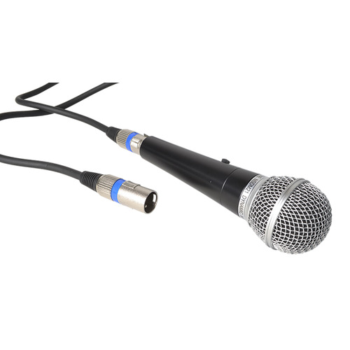Vocal Microphone Dynamic, Metal Body With Switch - Supplied With Cable