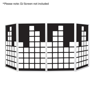 DJ Screen - Lycra Equaliser Design  (4 Pack)