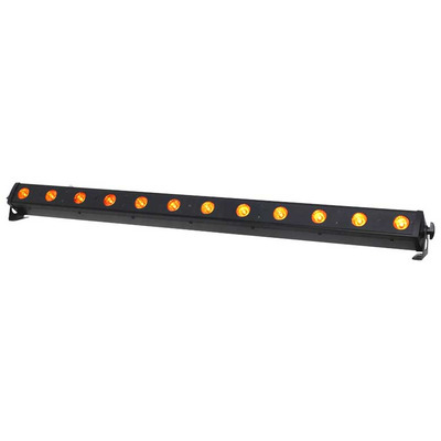 LED Battern 12 x 5W 4-in-1 RGBA LEDs Black Housing