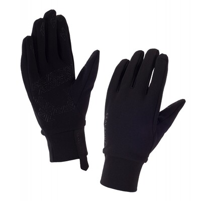 SealSkinz Womens Stretch Fleece Nano Gloves - Black, M