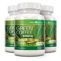 Image of Green Coffee Bean Pure 6000mg with 20% CGA - 270 Capsules (3 Months)