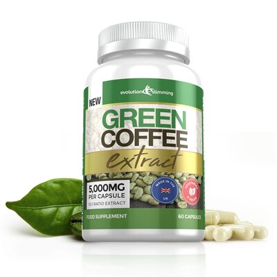 Green Coffee Bean Extract 5,000mg - 60 Capsules