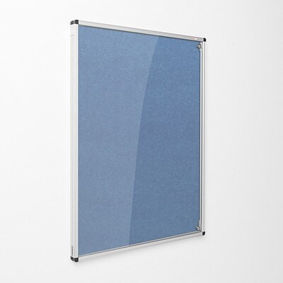 Eco-Colour Resist-a-Flame Tamperproof Noticeboard 1200 x 900mm LIGHT BLUE