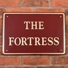 Image of Brass Rectangle House Sign 50 x 35cm