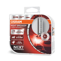 D1S OSRAM Night Breaker Laser Xenarc +200% Bulbs - Next Generation (Pair)