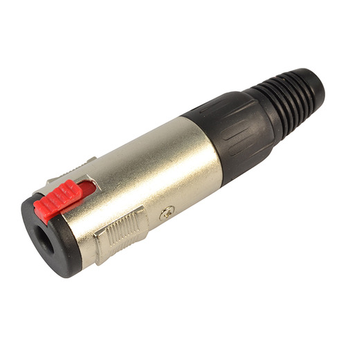 In-Line Female Jack Socket 1/4" 6.35mm For Microphones, Headphones