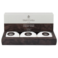 Image of Truefitt and Hill Sandalwood Luxury Soap Triple Pack 3 x 150g