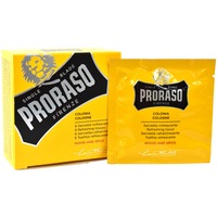 Image of Proraso Wood and Spice Infused Cologne Wipes