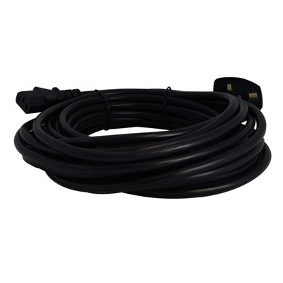 Image of Cobra Cables Mains Lead IEC Female to 13 Amp Plug 10m