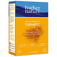 Image of Higher Nature High Strength Turmeric - 60 Vegicaps