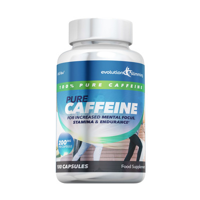 Pure Caffeine 200mg Capsules - 200 Capsules