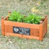 Image of Human Memorial Trough Planter Memorial with personalised slate plaque