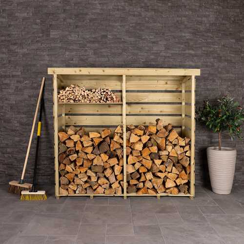 FSC&#174; Mixed Wooden Large Log Store