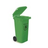 120 Litre Wheelie Bin - Green from Charles Bentley