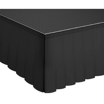 Global Stage Deck Skirt Pleated 0.30 x 1.05m
