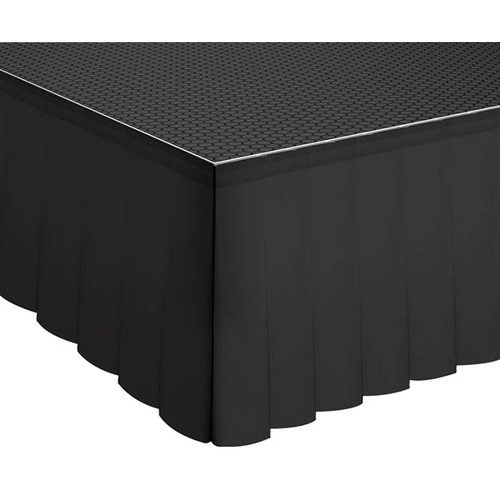Global Stage Deck Skirt Pleated 0.20 x 2.05m