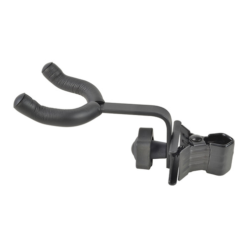 Clamp-on Guitar Holder for Stands or Poles 18mm-45mm Diameter.