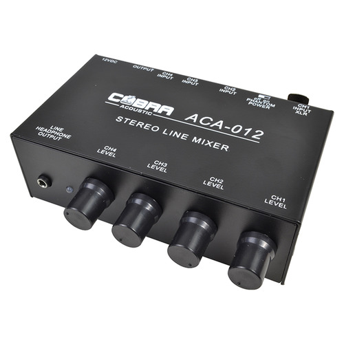 Audio Mixer - 5 Channel Line + 1 Channel Mic