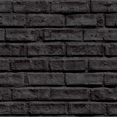 Black Brick Wallpaper Arthouse 623007