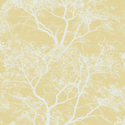 Whispering Trees Glitter Wallpaper Yellow Holden 65621