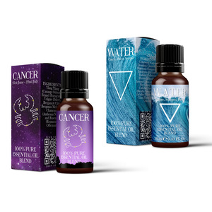 Product Image Water Element & Cancer Zodiac Sign Astrology Essential Oil Blend Twin Pack (2x10ml)