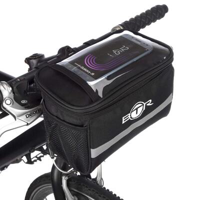 BTR Handlebar Bicycle Bag With Bike Mobile Phone Holder