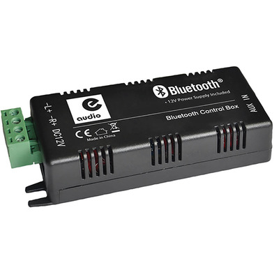 Bluetooth Amplifier In-Wall Stereo 4 x 15 Watts + Aux Input Includes Cables