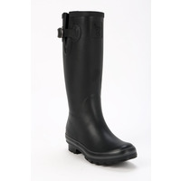 Image of Evercreatures All Black Plain Tall Wellies