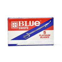 Image of Blue Sword Platinum Double Edge Safety Razor Blades (x5)