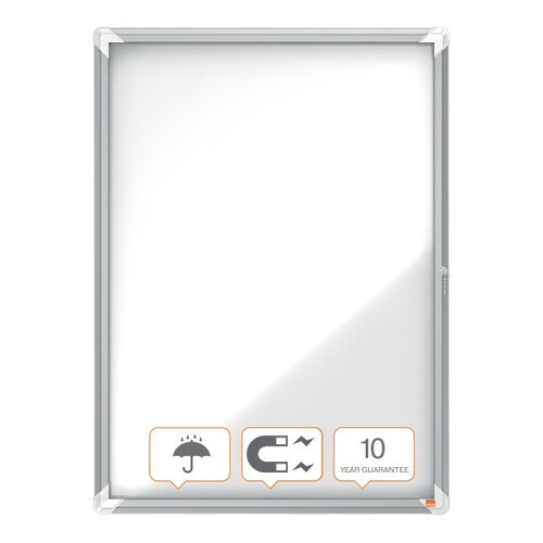 Nobo 1902580 Premium Plus Outdoor Lockable Whiteboard